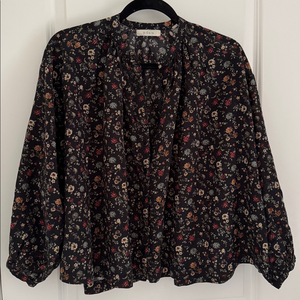 Doen Jane Top in Campagne Floral